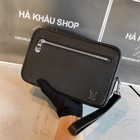 Túi Cầm Tay Nam Louis Vuitton LV Kasai Clutch Monogram .